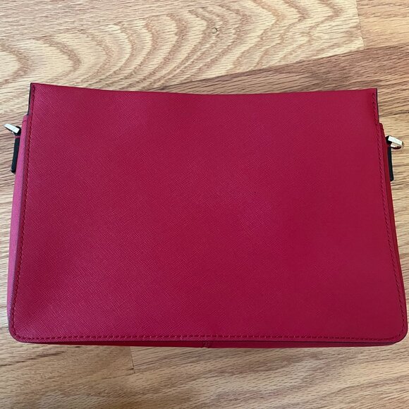 KATE SPADE Red Leather Medium Crossbody Purse NEW Cameron St Heirloom PXRUA053 - Picture 2 of 4